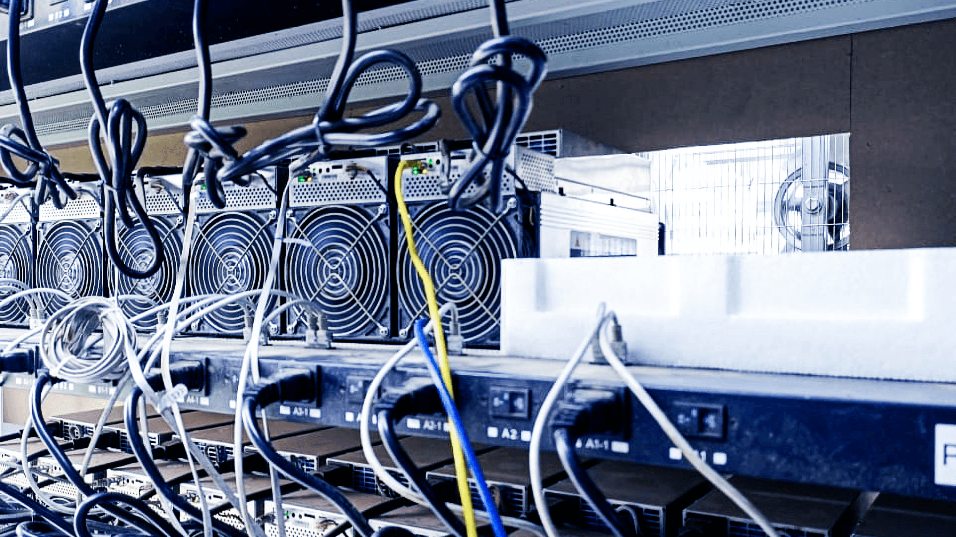 Bitfactory ASIC mining racks